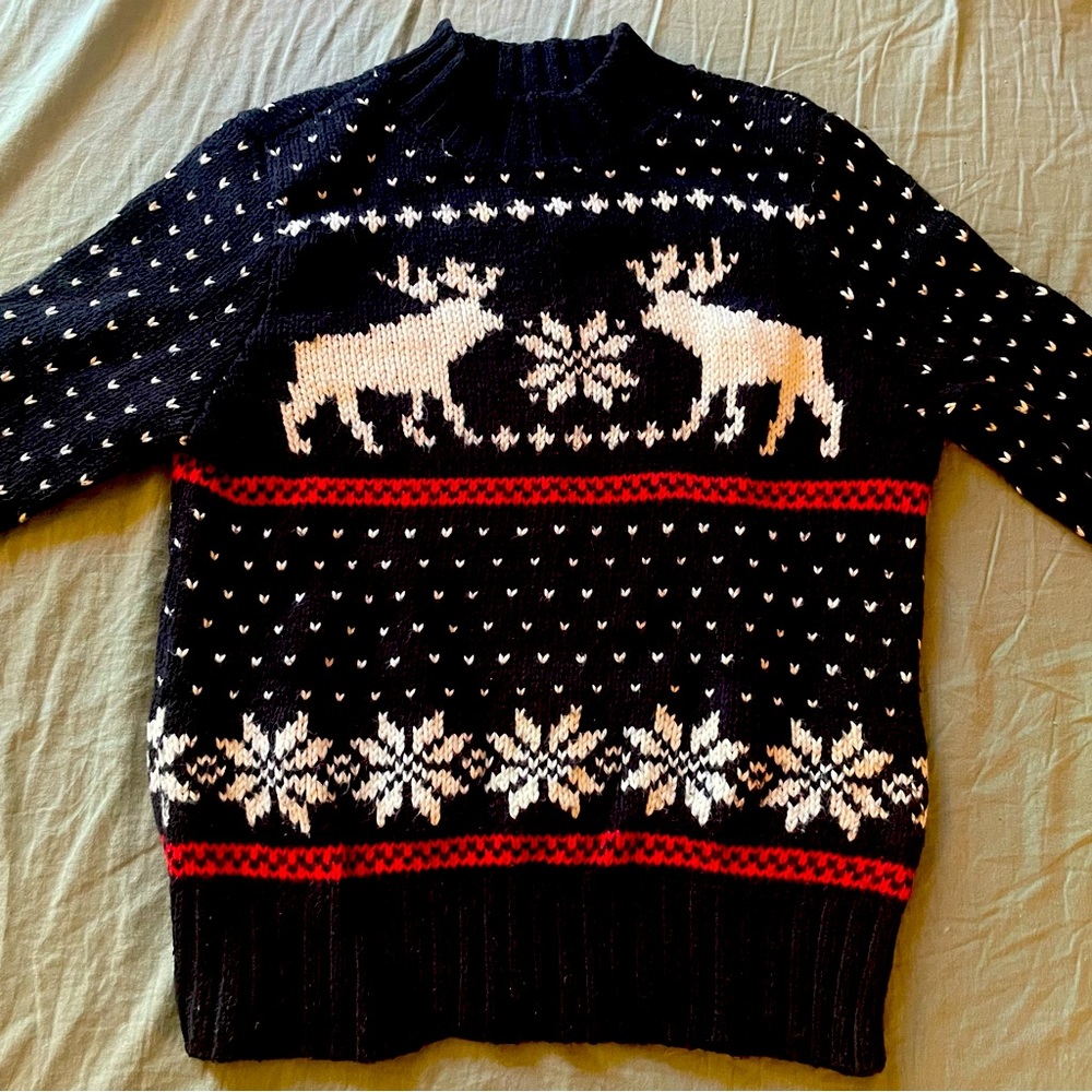 Abercrombie Christmas Knit Sweater